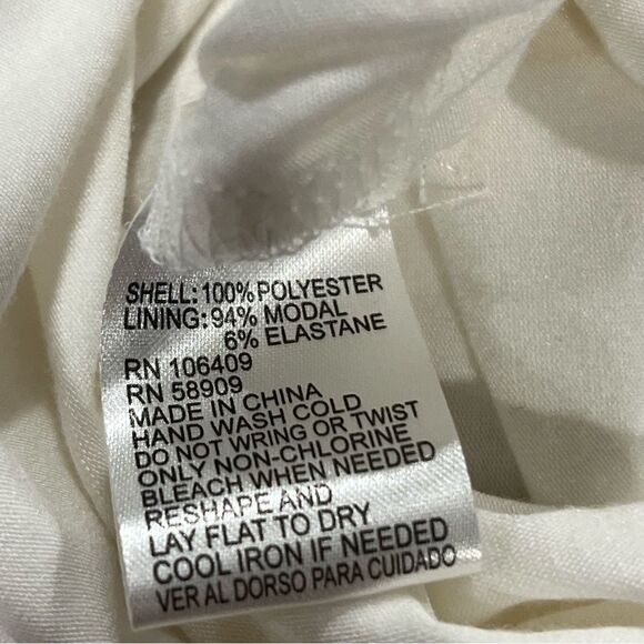 Gianni Bini Chiffon V Neck Shift Dress Wava Poppy Floral Print - Picture 12 of 14